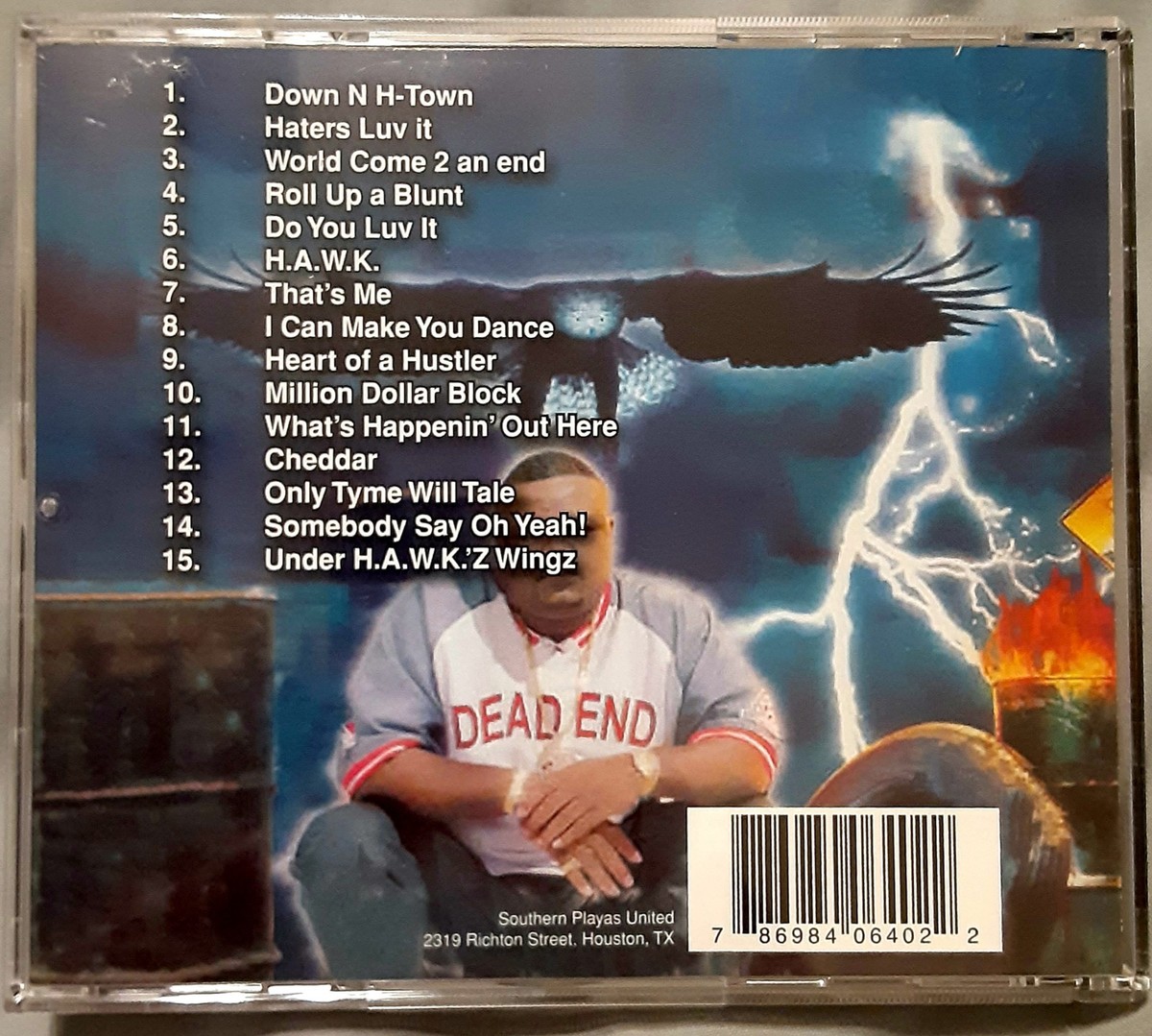 Under Hawk's Wings by H.A.W.K. Big Hawk (CD) DJ Screw Big Pokey