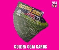 GOLDEN GOAL CARDS / FIRST GOAL SCORED Fundraising Scratch Cards - 91 per Pack