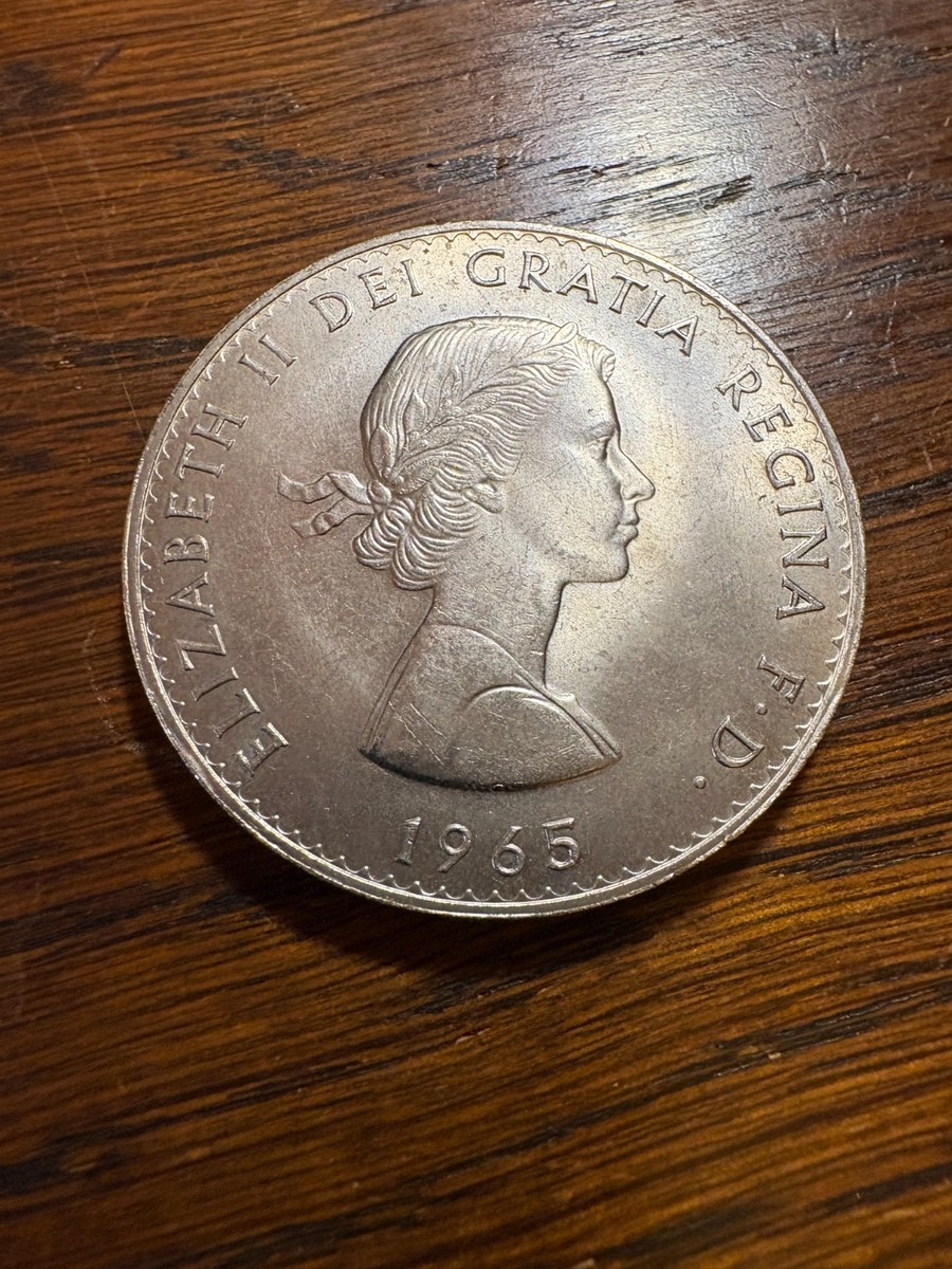 1965 Winston Churchill Commemorative Crown Coin | eBay