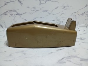 3M Scotch Heavy Duty Double Tape Dispenser C-23 Gold Vtg