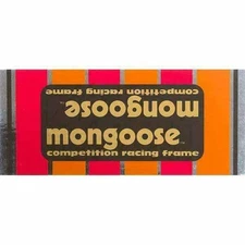 Mongoose - 1982 Motomag II w/red wrap Decal set - Old school bmx