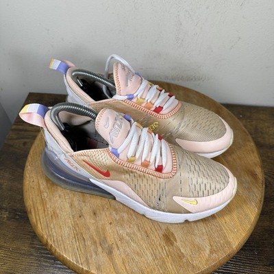 Nike Air Max 270 React Shoes Womens Size 8 Mesh CW5589-600 Running Athletic Snea