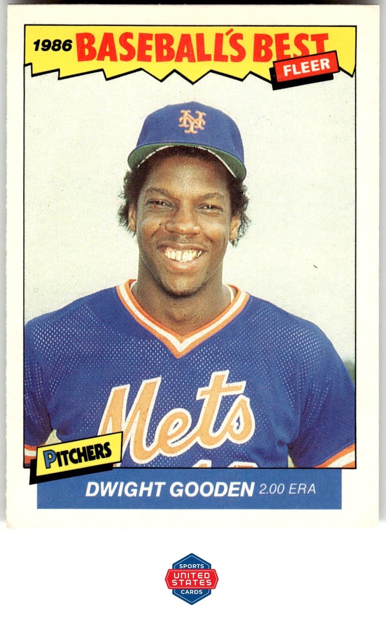 Dwight Gooden #11 Baseball Cards 1986 Fleer Baseball's Best trading card — raw and PSA graded price guide