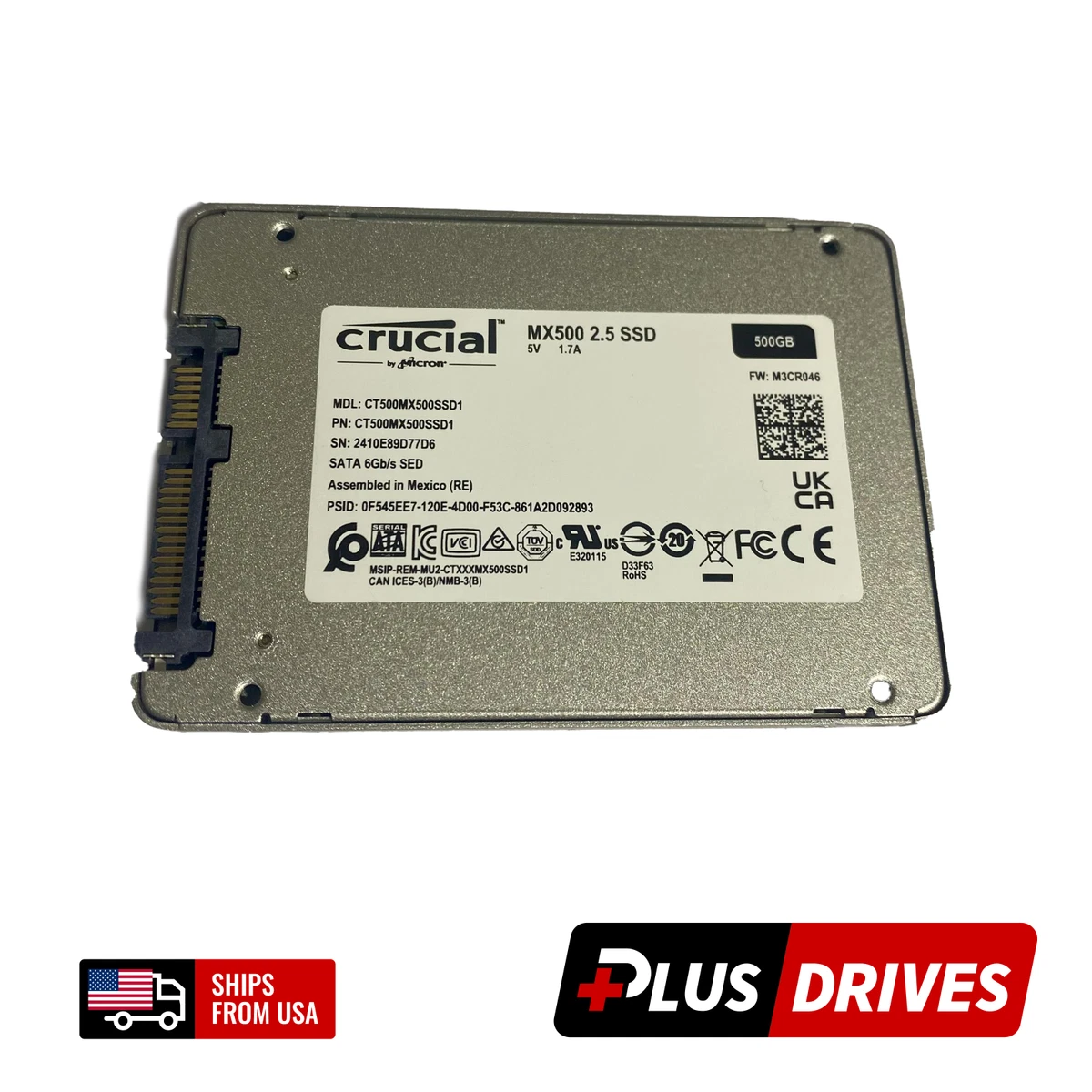 Crucial SATA III 500 GB Solid State Drives for sale | eBay