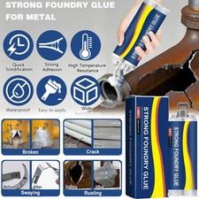 Strong Foundry Glue, High Temperature Resistant Casting Repair,Metal Repair Glue