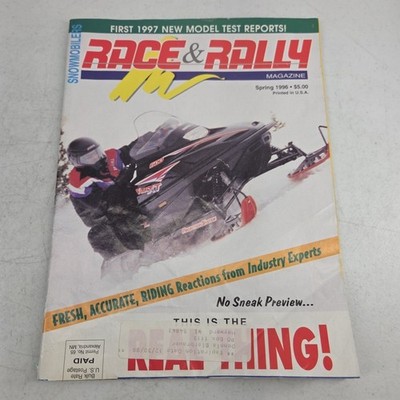 Snowmobilers Race & Rally Magazine Spring 1996 Snowmobile New Model Test Team