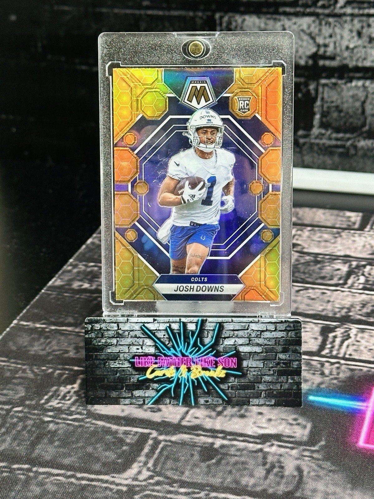 2023 Panini Mosaic Josh Downs #339 SSP Honeycomb Prizm Rookie Card RC Colts