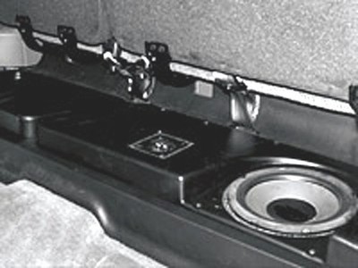 Q-Logic Custom Subwoofer Box Dodge DAKOTA Club Cab Subwoofer Enclosure