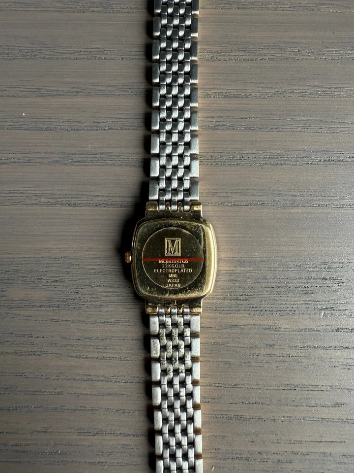 Momentus W332 Gold Dial Watch – Two-Tone Bracelet – Quartz - image 2 of 4