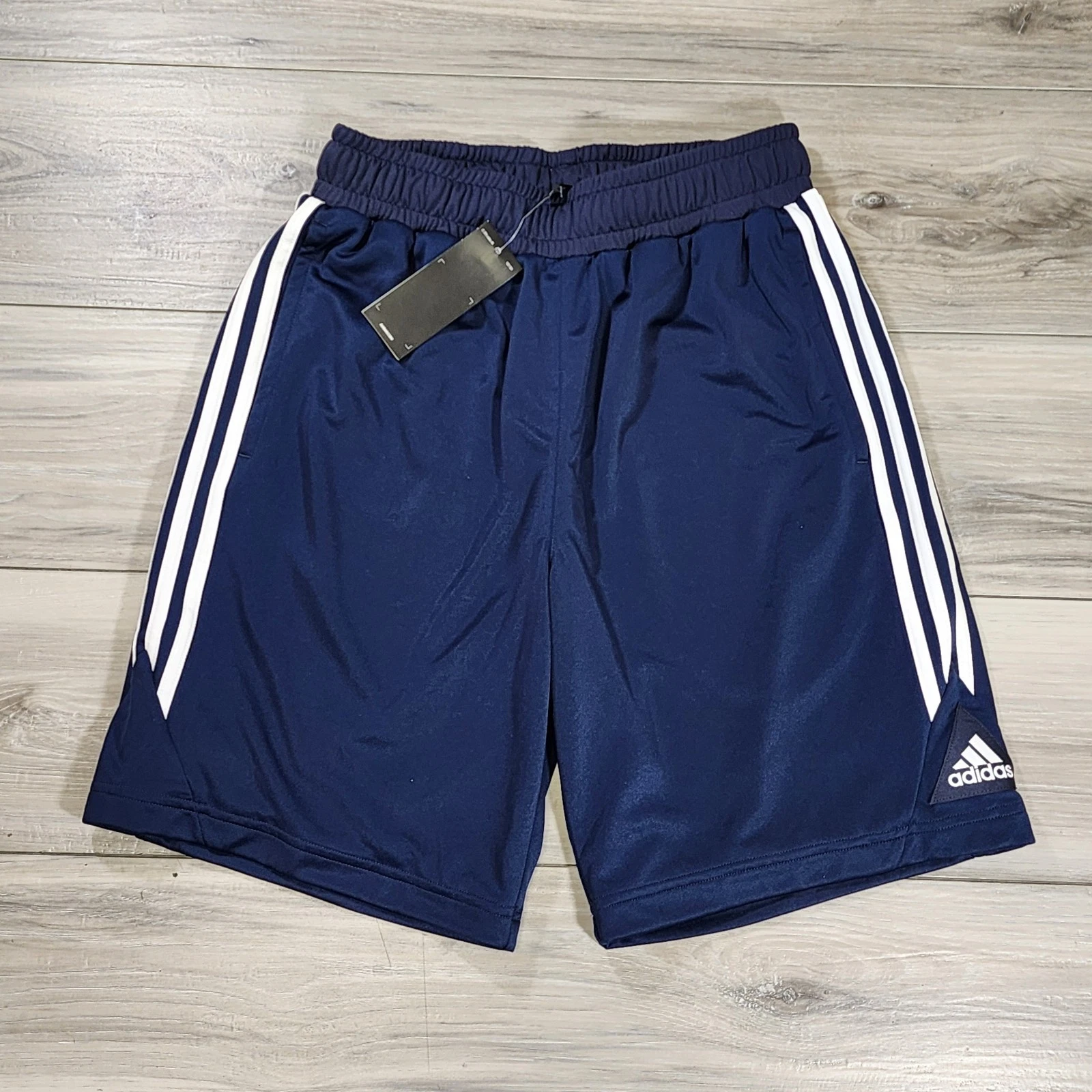 Adidas Shorts Men’s Medium Legend 3 Stripes 9” Basketball New