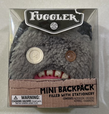 NEW 2026 Fuggler Mini Backpack Keyring with Bonus Mini Stationery Grey