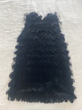Zara Women's Medium Black Mini Dress With Ruffles