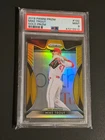 2019 PANINI PRIZM #192 MIKE TROUT GOLD REFRACTOR ANGELS RARE SSP #10/10 PSA 9