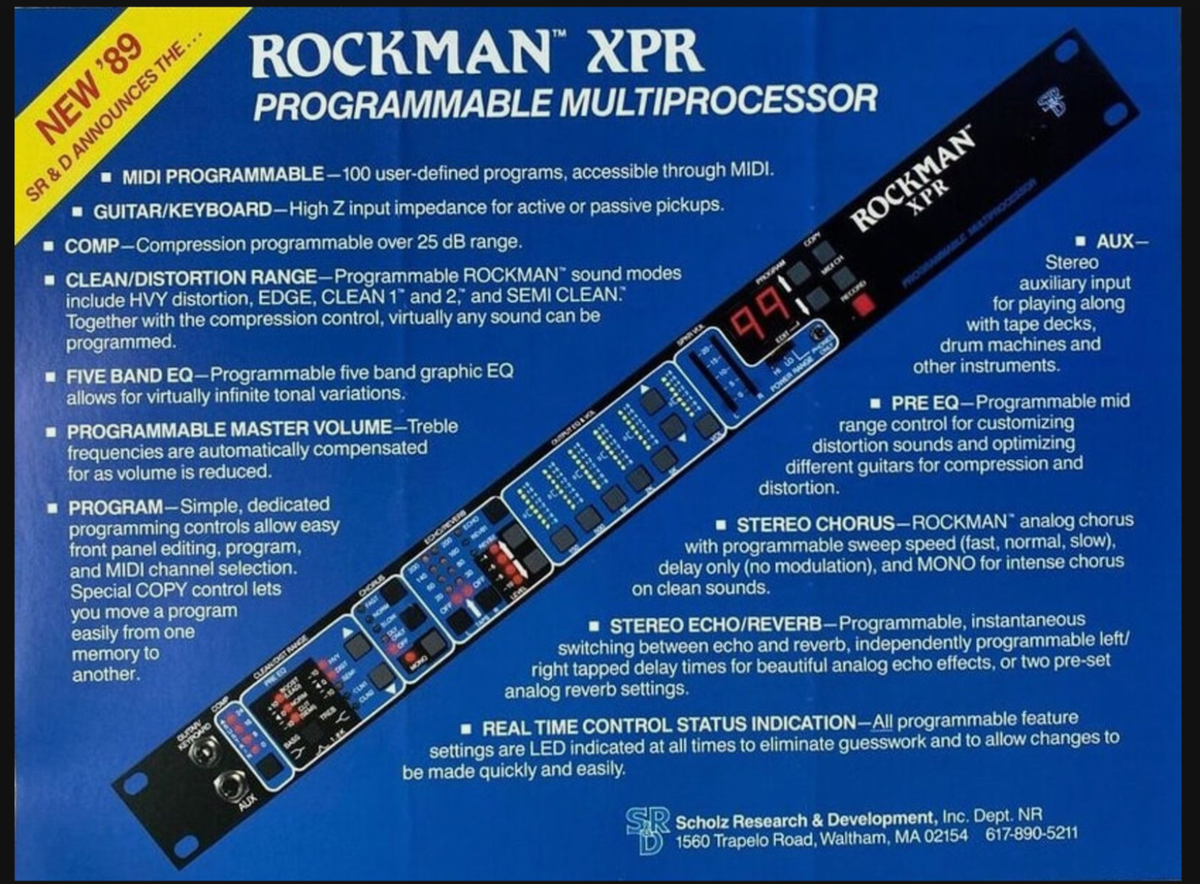 ROCKMAN XPR Programmable MIDI Stereo preamp | eBay