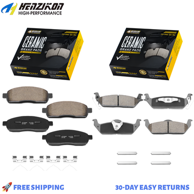 #ad #ad Front and Rear Ceramic Brake Pads Set for Ford F 150 2004 2008 4.2L 4.6L 5.4L $35.99