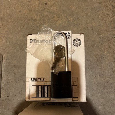 Master Lock Model 6835 Black Safety Lockout Padlock (Set of 6 locks)
