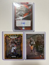 Cedric Tillman 3 Card RC Lot Including RPA #/49, Orange Disco & Sparkle Illusion