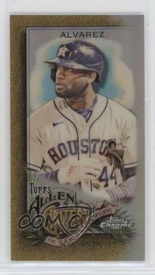 2022 Topps Allen & Ginter Chrome Mini Gold Refractor 20/50 Yordan Alvarez 0vf5