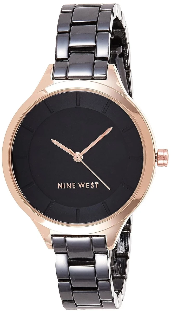Nine West Orologio Donna Con Cinturino A Maglia E Quadrante Bicolore Oro Rosa