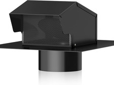 10 Inch Roof Exhaust Vent Cap - Heavy Duty Galvanized Steel Roof Vents for House