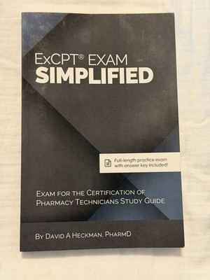 Excpt Exam Simplified: Exam for the Certification of Pharmacy Technicians Study