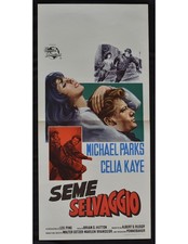 SEME SELVAGGIO Original Film Poster Michael Parks Celia Kaye Hutton Elliott B428