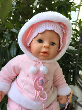 Zapf Puppe Chou Chou SET 15 Babypuppe 48 cm aus 2000 Spielpuppe + Zubehör, Doll