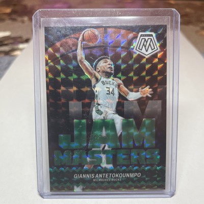 2023-24 Panini Mosaic - #18 Giannis Antetokounmpo Jam Masters Green Bucks