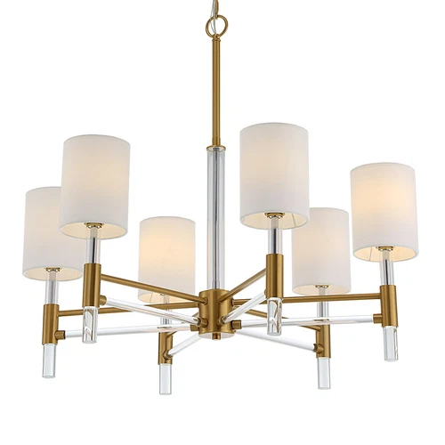 Uttermost Welkin 6 Light Modern Chandelier - Picture 5 of 6