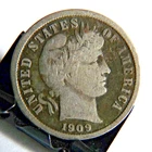 1909 P  Barber Dime - Nice Find - Great Filler Coin