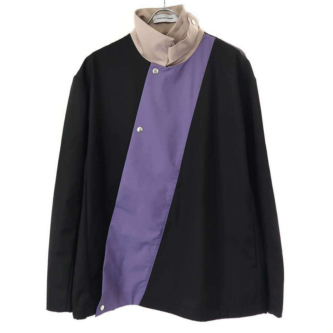 KIKO KOSTADINOV KK.Loro Piana Jacket Oversized Black Lilac KIKO KOSTADINOV KK.Loro Piana Jacket Oversized Black Lilac