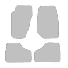 Fußmatten passend für Jeep Cherokee Typ KK (Baujahr 2008 - 2013), Hit anthrazit