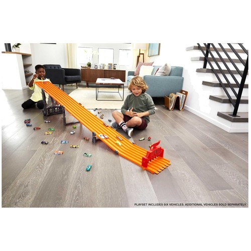 Hot Wheels Super 6-Lane Raceway Track Set]^- - Bild 1 von 8