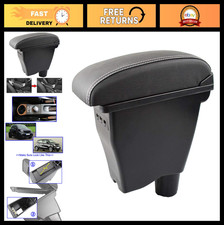 Center Arm Rest Console Storage Box For Smart Fortwo 2014-2019 Usb Interface