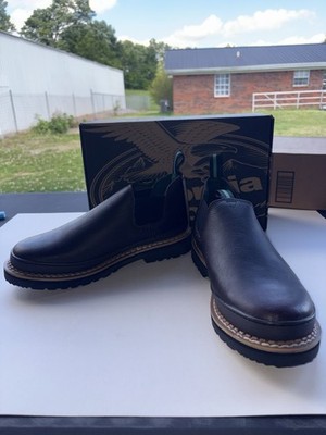 Georgia Boot Mens Brown Leather GR262 Shoe NIB! 11 Wide