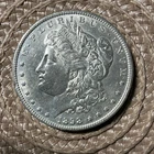1898 Morgan Silver Dollar $1 Coin Circulated Uncertified Philadelphia 0.9 Finen…