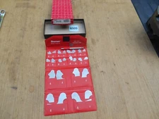 STARRETT NO. S167C STAINLESS STEEL RADIUS SET