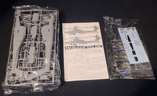 Hasegawa WAH-64D Apache Royal Army Attack Helicopter Model Kit 1:48 #09431 - Picture 2 of 2