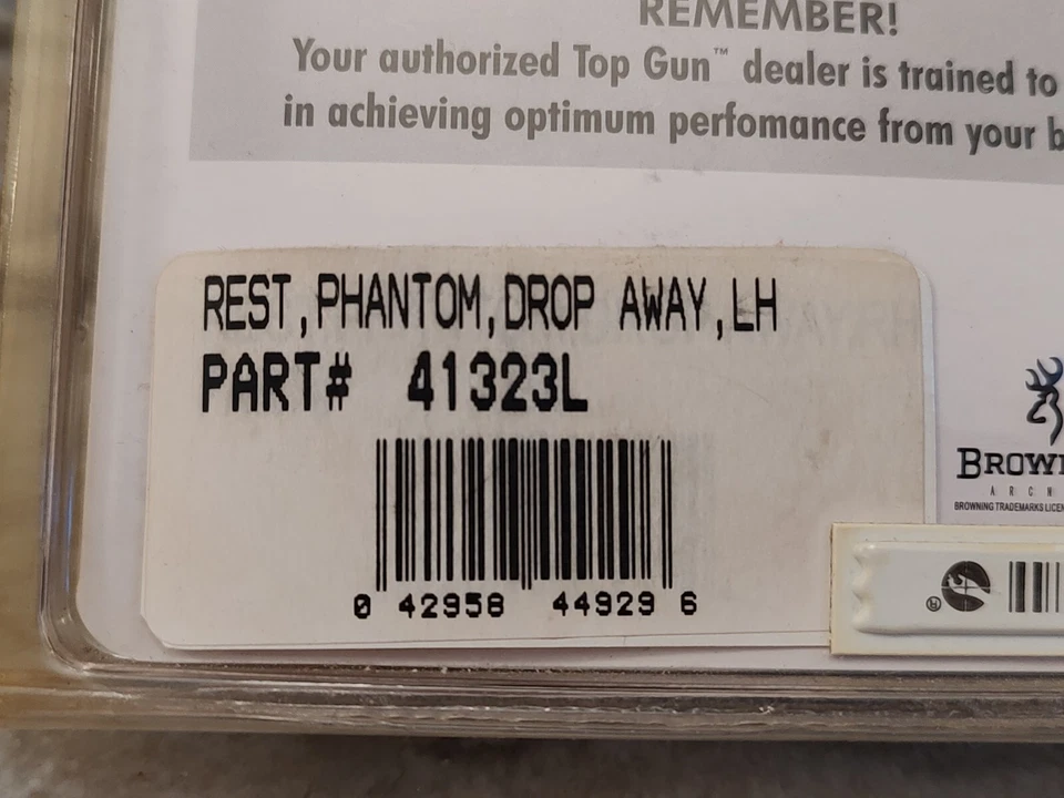 TOP GUN ARCHERY PHANTOM DROP AWAY ARROW REST - LEFT HAND - Image 4 of 4