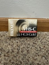 Maxell MAX203010 High Grade VHS-C Videotape Cassette-NEW/SEALED