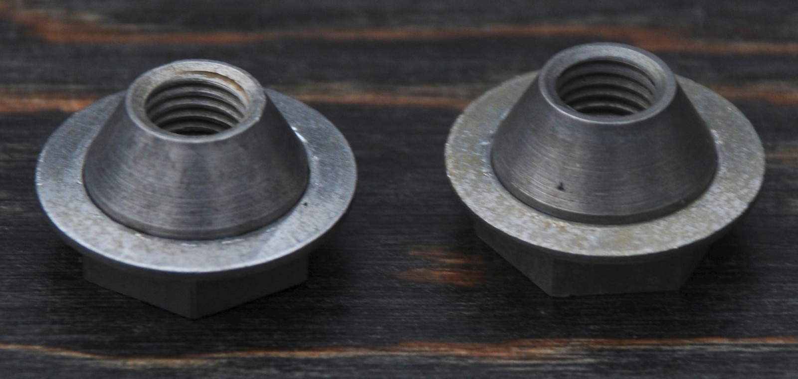 5/16" 24tpi NOS Vintage St AXLE CONE NUTS Antique Bicycle Front Hubs