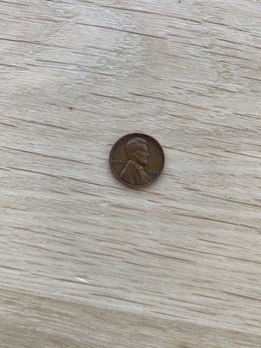 1968 Penny Lincoln NO MINT mark, top edge/smudge error, "L"iberty squished error - Picture 4 of 13