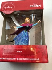 NIB box Damaged Hallmark Frozen Anna Christmas Ornament