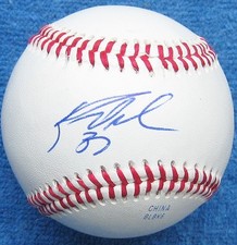 BRANDON MOSS OAKLAND A's SIGNED RAWLINGS OFFICIAL LEAGUE BASEBALL 