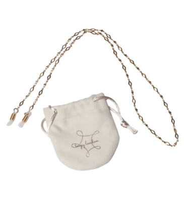 Gold Brillenkette - 24k vergoldet