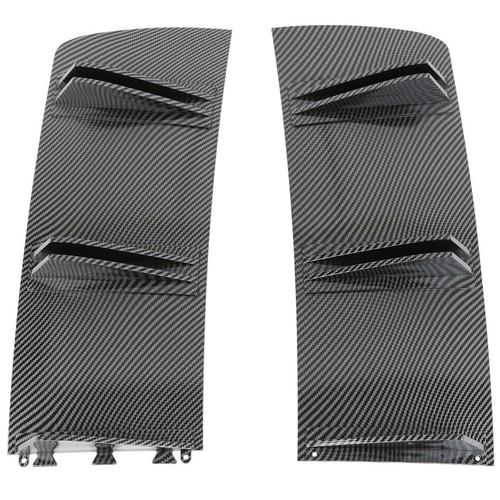 For Acura TL Rear Bumper Diffuser Carbon Fiber Shark Fins Spoiler Splitter Lip - Picture 14 of 15