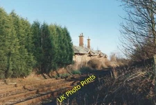 Photo 6x4 The Syston to Peterborough Railway passes the remains of Brooks c1995