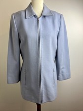 Vintage Tribal Brand Women’s Wool & Cashmere Blend Dress Jacket Sz 10 Periwinkle
