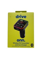 Onn Bluetooth LED FM Transmitter Car Charger With LCD Screen
