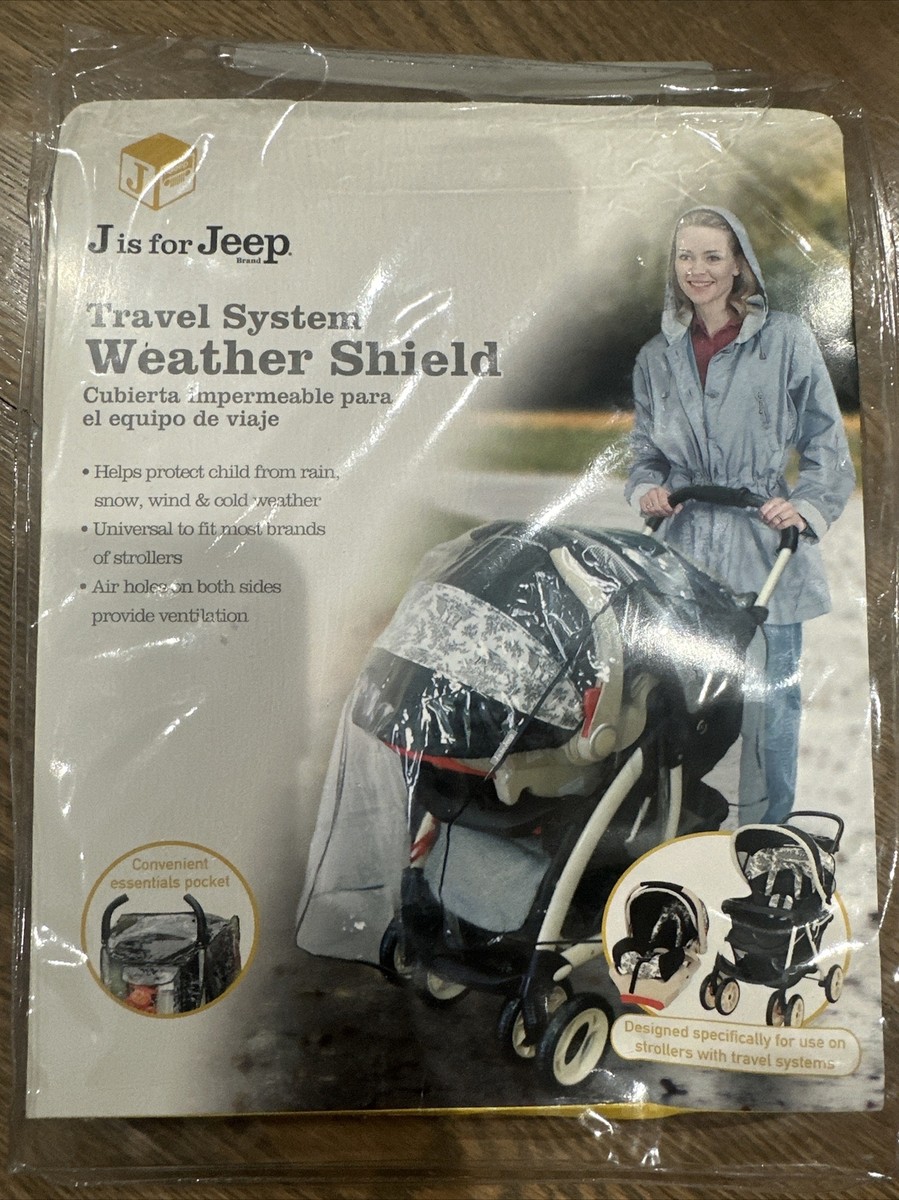 J is for Jeep: Travel System Weather Shield Baby Rain Cover